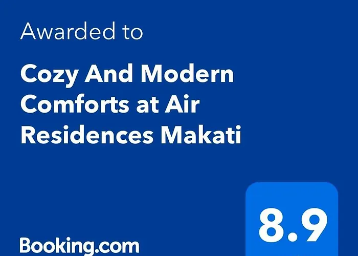 Apartamento Cozy And Modern Comforts At Air Residences Makati *